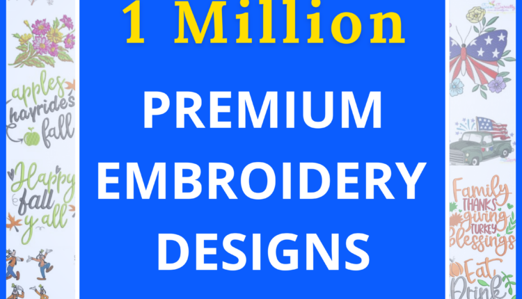 1 Million Premium Embroidery Designs Bundle