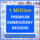 1 Million Premium Embroidery Designs Bundle